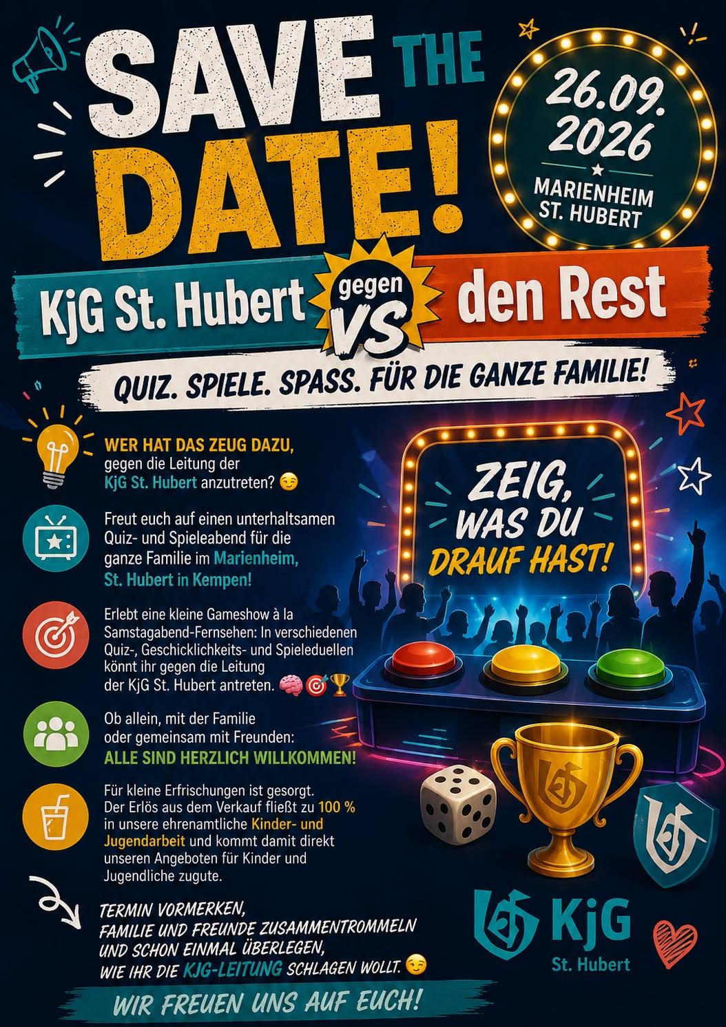 KjG gegen den Rest (c) KjG St. Hubert (KI generiert)