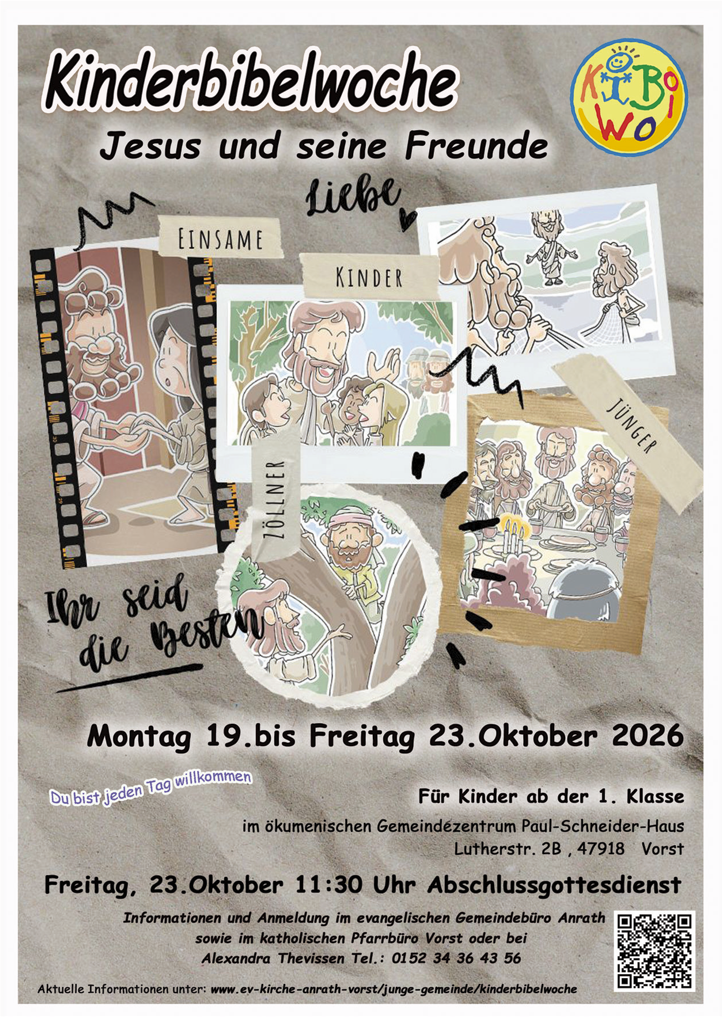 Kinderbibelwoche in Vorst (c) Pfarrgemeinde St. Godehard Vorst