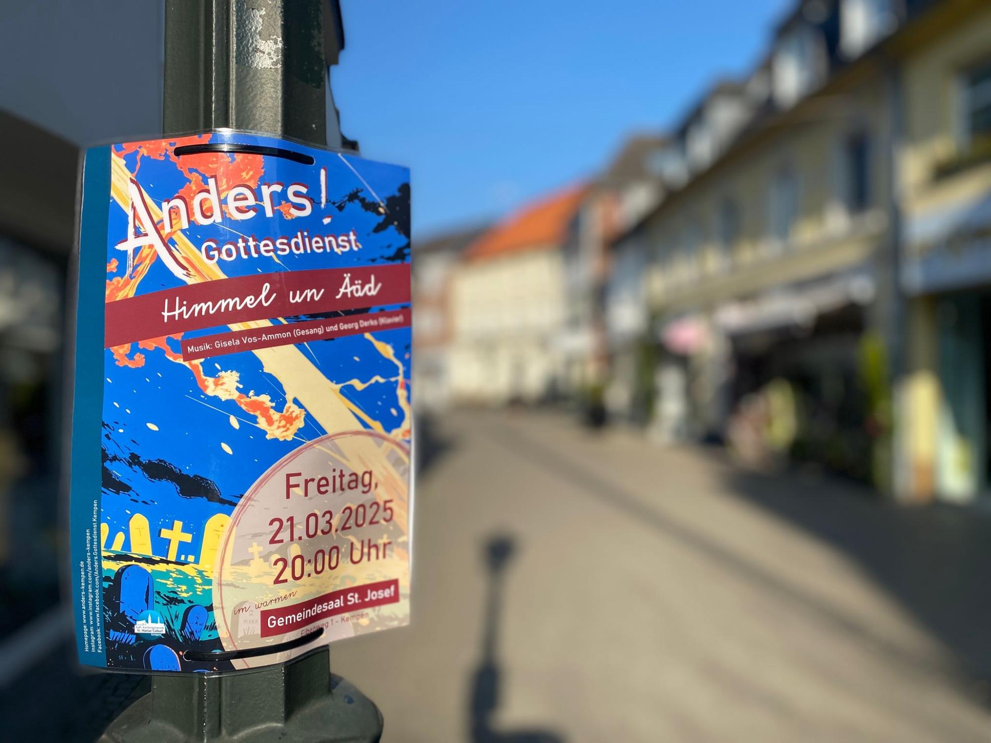 Anders! Gottesdienst im März 2025