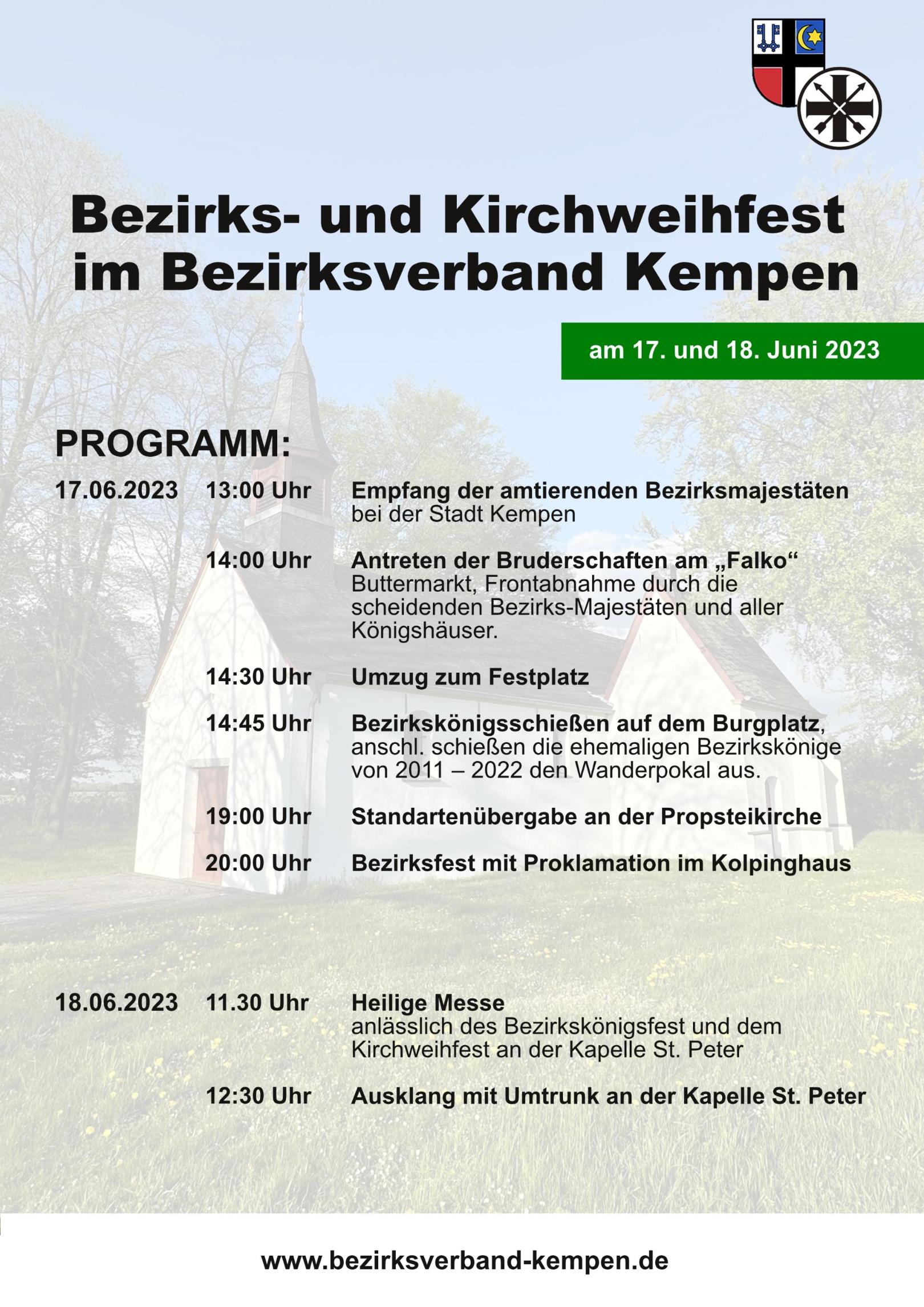 Bezirks- und Kirchweihfest 2023 (c) Bezirksverband Kempen
