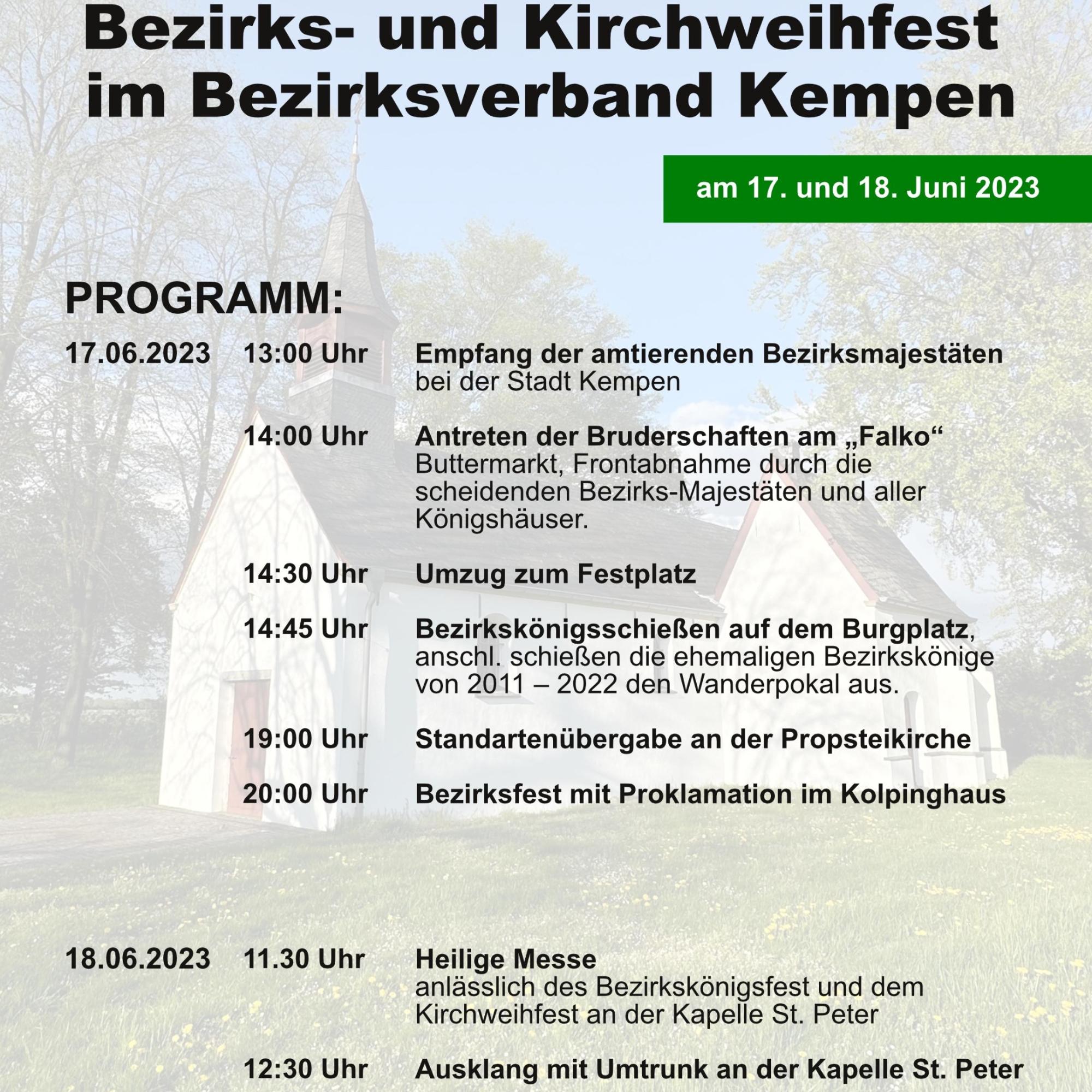 Bezirks- und Kirchweihfest 2023
