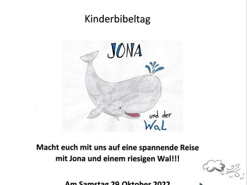Kinderbibeltag 2022 Jona und der Wal