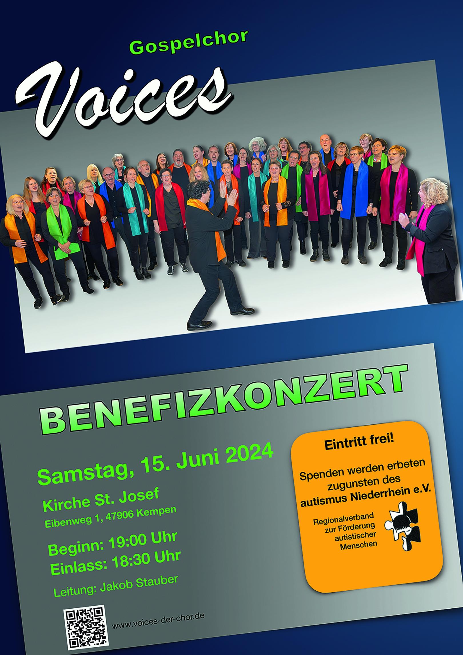 Konzert-Voices-2024-Plakat (c) Gospelchor Voices