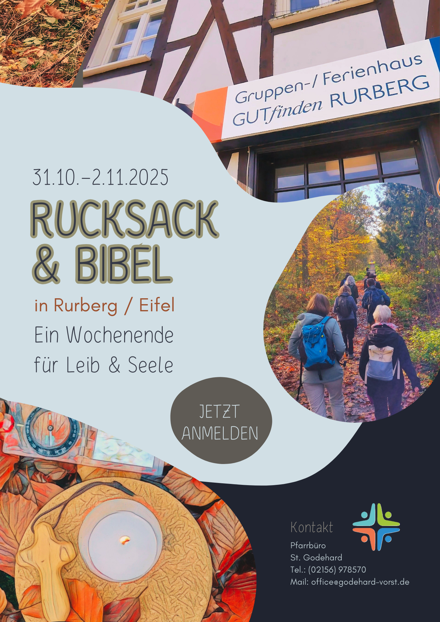 Flyer Rucksack und Bibel 2025