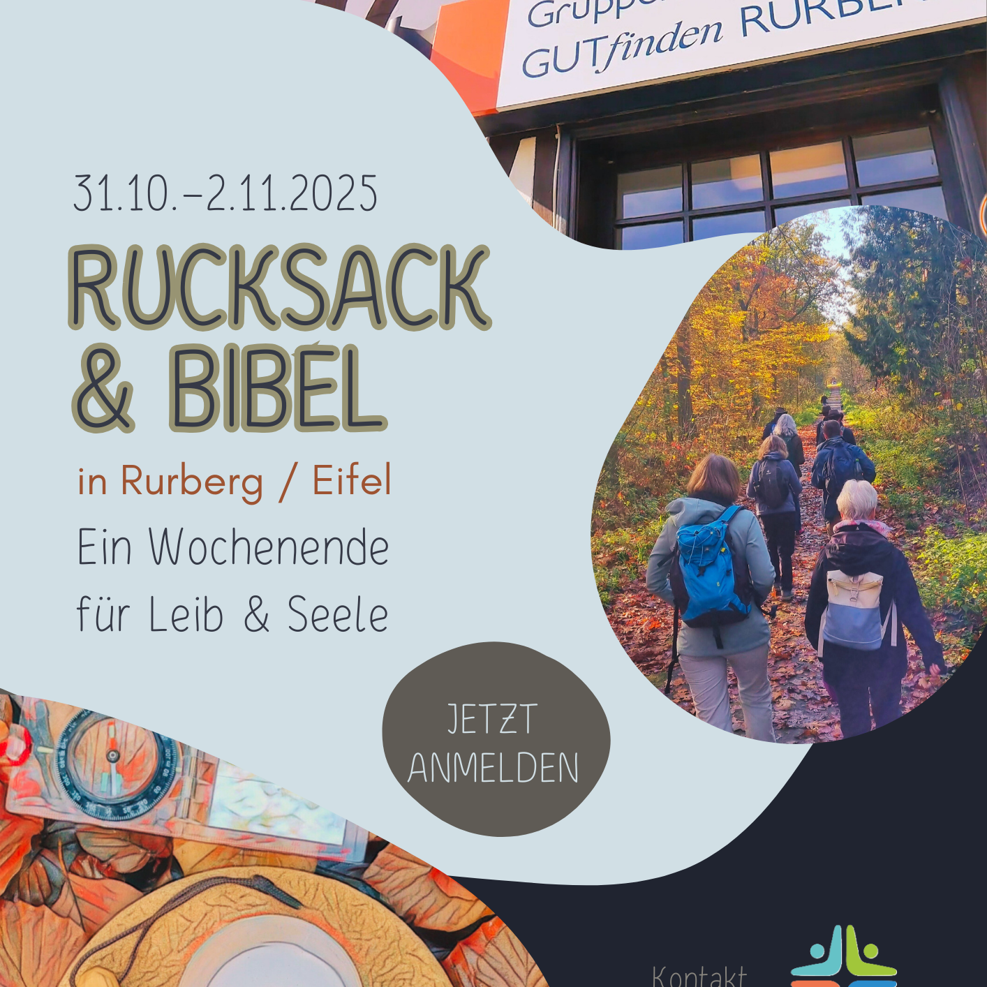 Flyer Rucksack und Bibel 2025