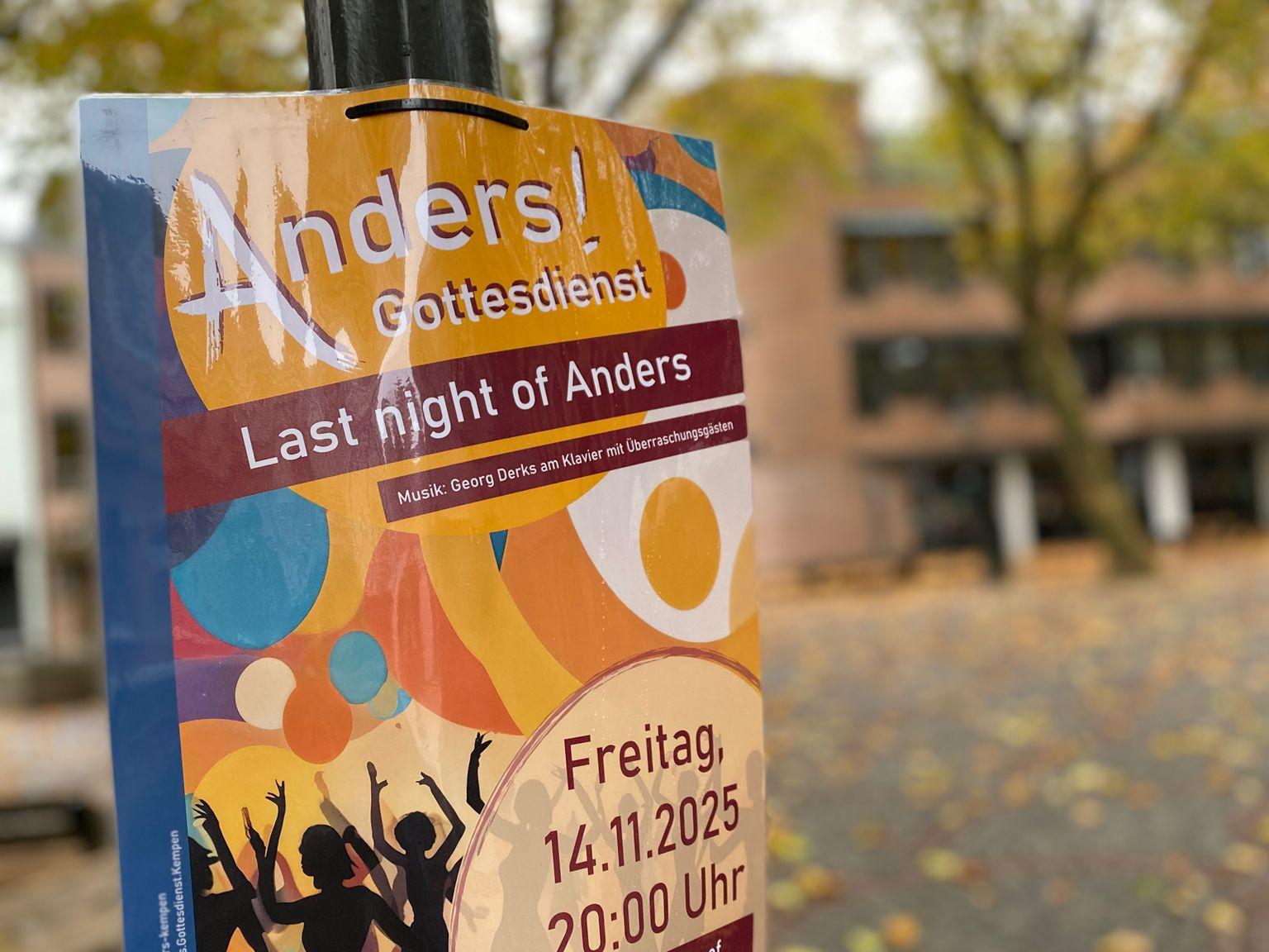 Plakat Last Night of Anders