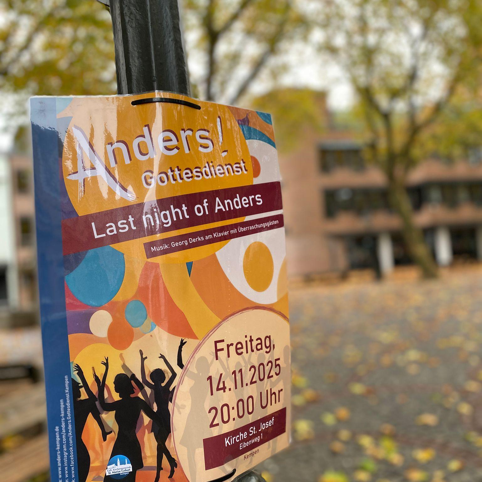 Plakat Last Night of Anders