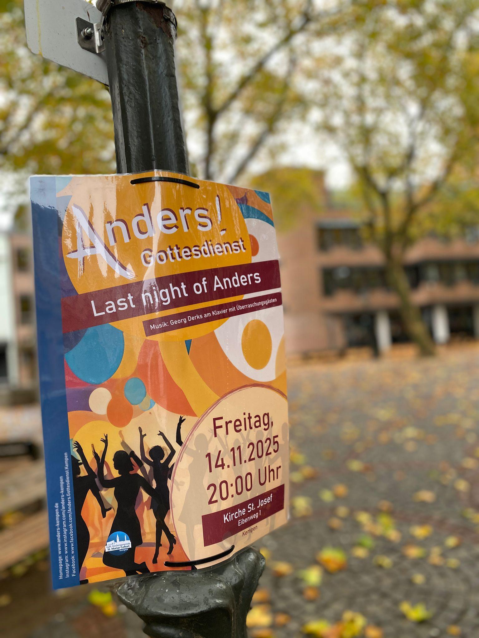 Plakat Last Night of Anders