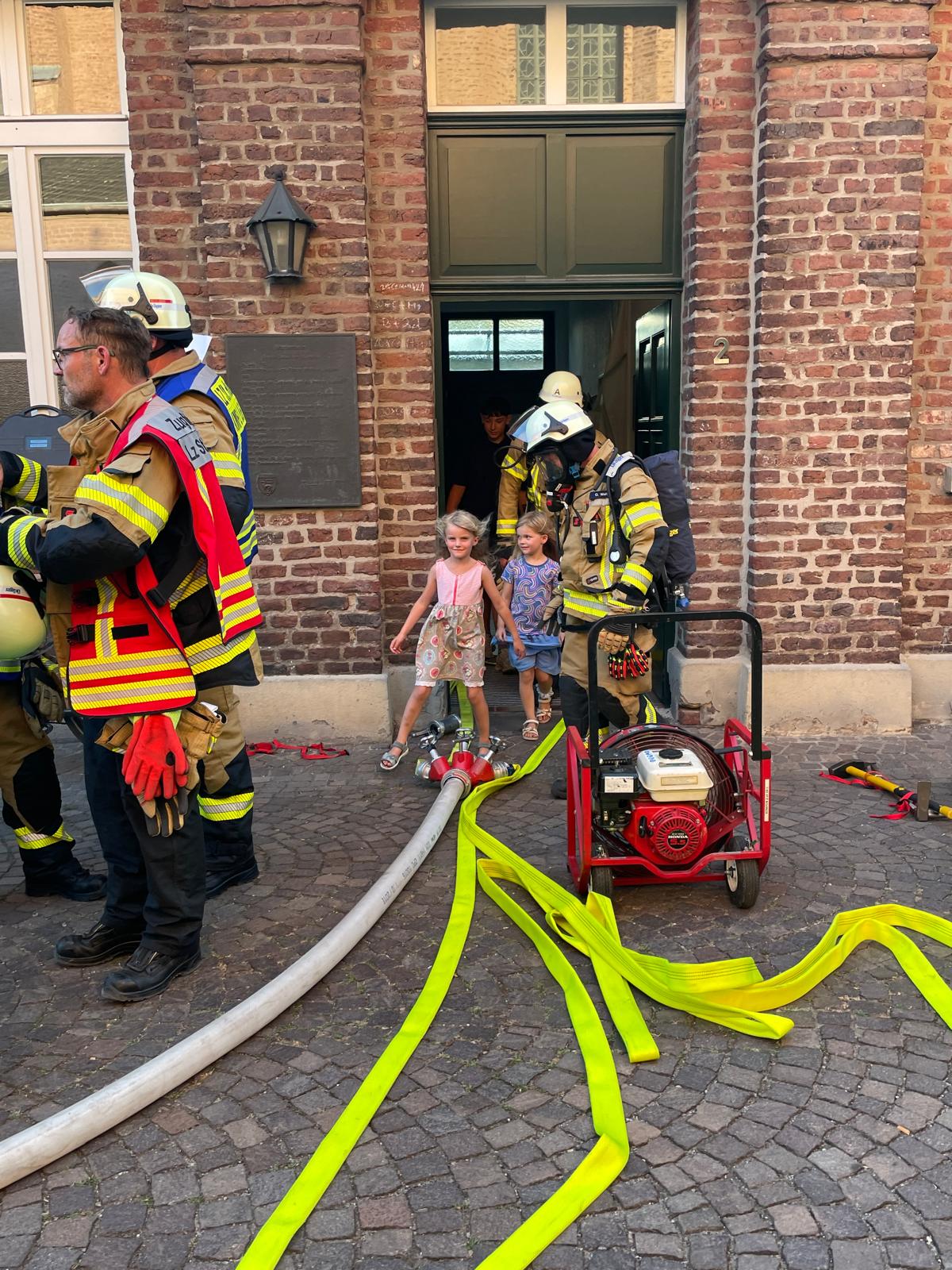 Feuerwehr-Übung am Marienheim in St. Hubert (c) Pfarrgemeinde St. Hubertus